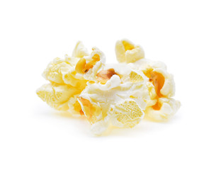 popcorn isolated on white background