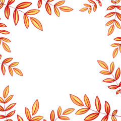 background with autumn leaves