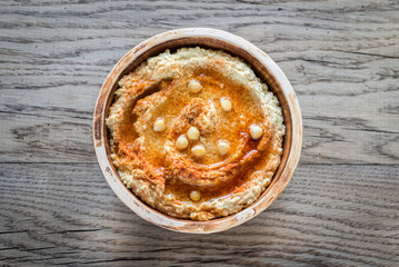 Bowl of hummus