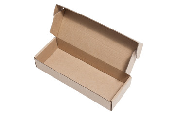 Open box on white background