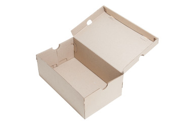 Open box on white background