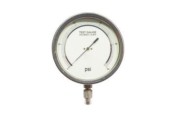 Pressure test gauge