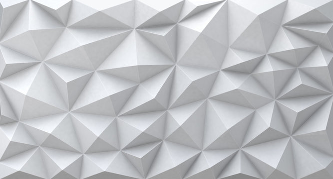 White abstract geometric background