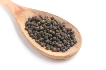 Black pepper grains