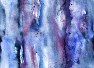 Watercolor abstract seamless pattern, batik texture