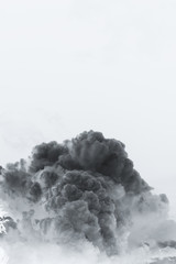 smoke cloud explosion