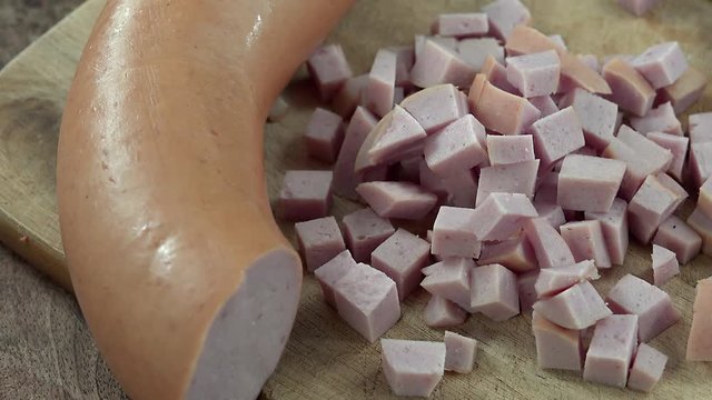 Portion of rotating Baloney as detailed 4k footage (not seamless loopable)