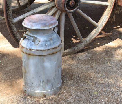 Old Time Milk Container 
