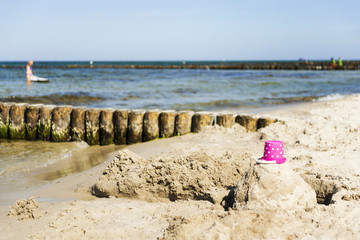 Buhnen am Ostseestrand