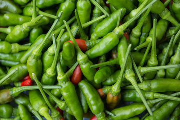 Organic produce chili