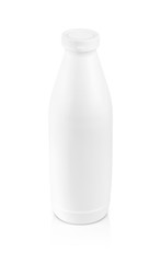 blank packaging beverage plastic bottle isolated on white backgr