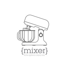 Page template with a logo kitchen appliances