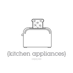 Page template with a logo kitchen appliances