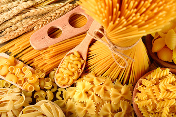 uncooked pasta