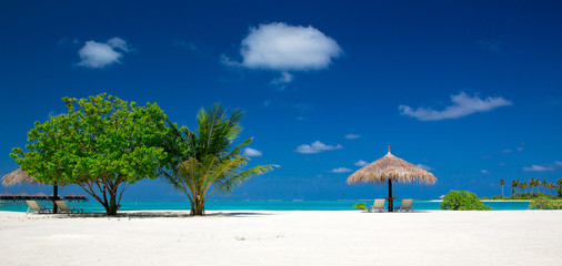 tropical beach in Maldives