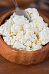 curd in a bowl