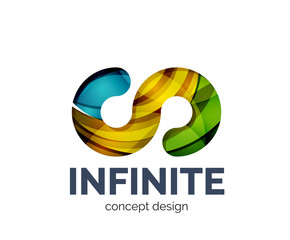 Infinite logo business branding icon