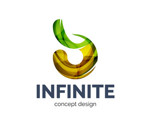 Infinite logo business branding icon