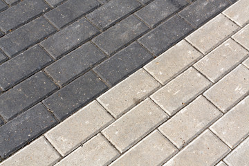 Abstract grey pavement texture.