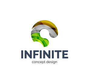 Infinite logo business branding icon