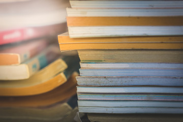 the old practice books with light