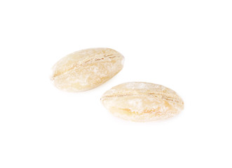 pearls barley grain seed on background