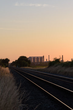 Bury St Edmunds from Cattishall railway crossing