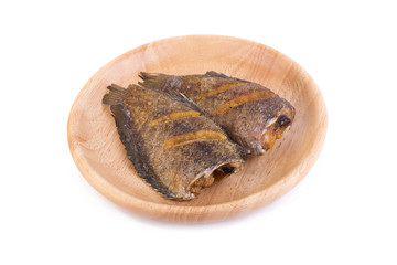 Trichogaster pectoralis, fried salid fish thai food