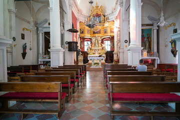 Church of Saint Blasius at the Old Town in Dubrovnik - obrazy, fototapety, plakaty
