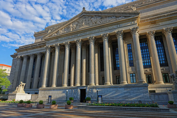 National Archives Building in Washington DC US - obrazy, fototapety, plakaty