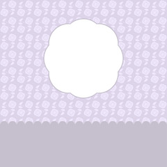 Romantic scrapbooking for invitation, greeting