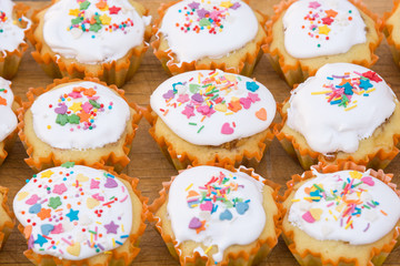 Homemade homemade easter cupcakes