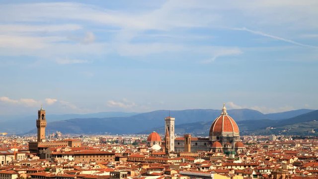 florence city skyline in italy