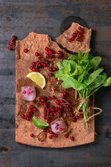 Red currant lemonade