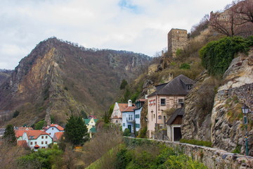 Durnstein, Wachau, Austria. Early spring.