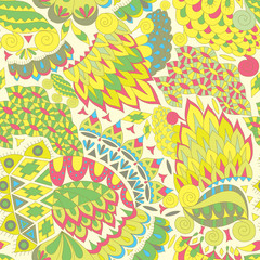 Obraz premium Vector Decorative Background for Fabric.