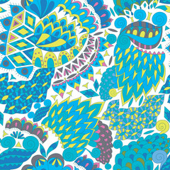 Vector Decorative Background for Fabric.