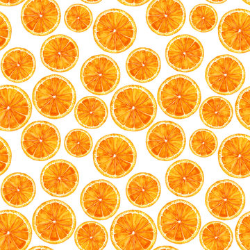 pattern with orange