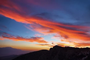 Foto op Canvas Amazing sky at sunset from Inspiration point © estivillml