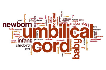 Umbilical cord word cloud