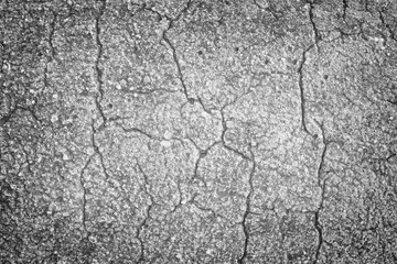 Grunge concrete cement wall with crack in  building, for design