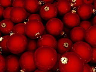 Red Christmas ball