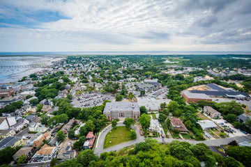 View of Provincetown from the Pilgrim's Monument, in Provincetow