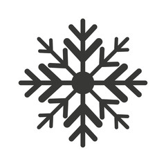 snowflake winter isolated icon