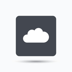 Cloud icon. Data storage technology sign.