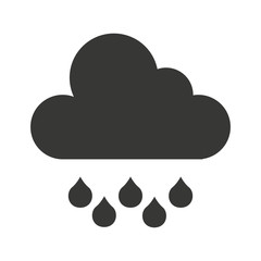 cloud weather symbol isolated icon