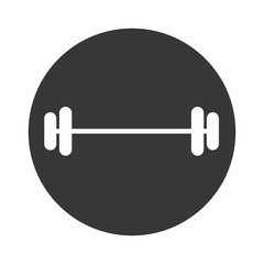 Naklejka premium weight lifting isolated icon