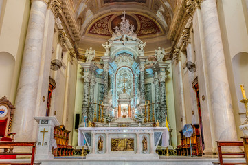 Fototapeta na wymiar Cathedral Basilica of Our Lady of the Rosary in Rosario.