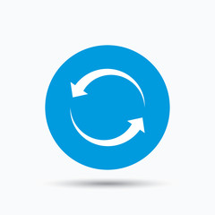 Update icon. Refresh or repeat sign.