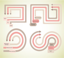 arrow presentation, vector/Circle, round divided in two arrows. Template, scheme, diagram, chart, graph, presentation. Business concept with 2 steps, options, processes.